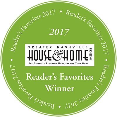 2017 Greater Nashville House & Home & Garden Readers’ Favorites Poll